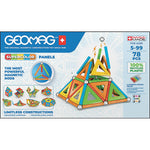 Geomag Supercolor Panels Building Sets, 78 Pieces/Pack (GMW379)