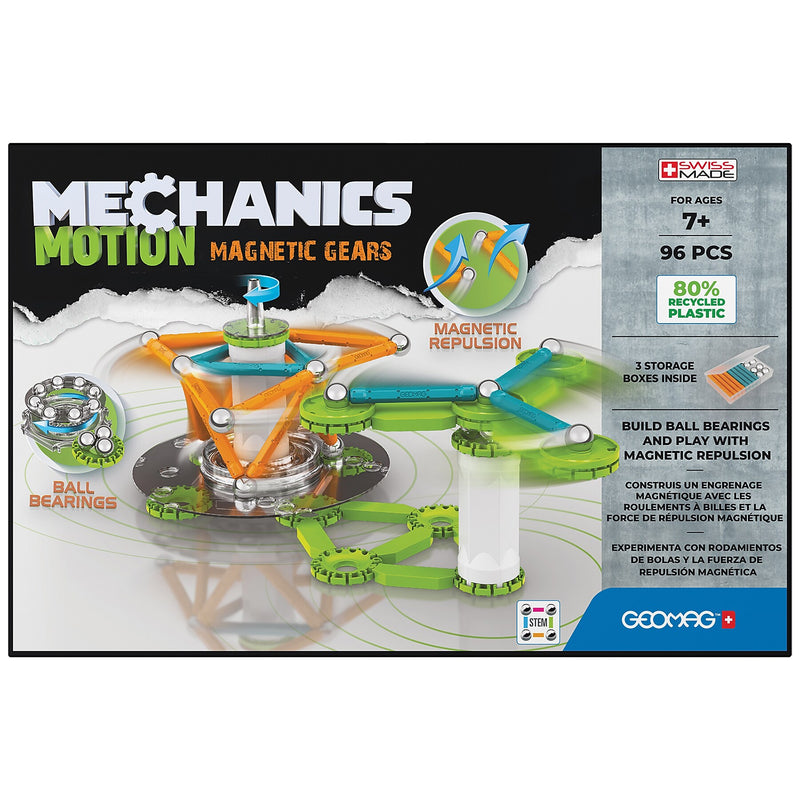Geomag Mechanics Motion Building Sets, 96 Pieces/Set (GMW767)
