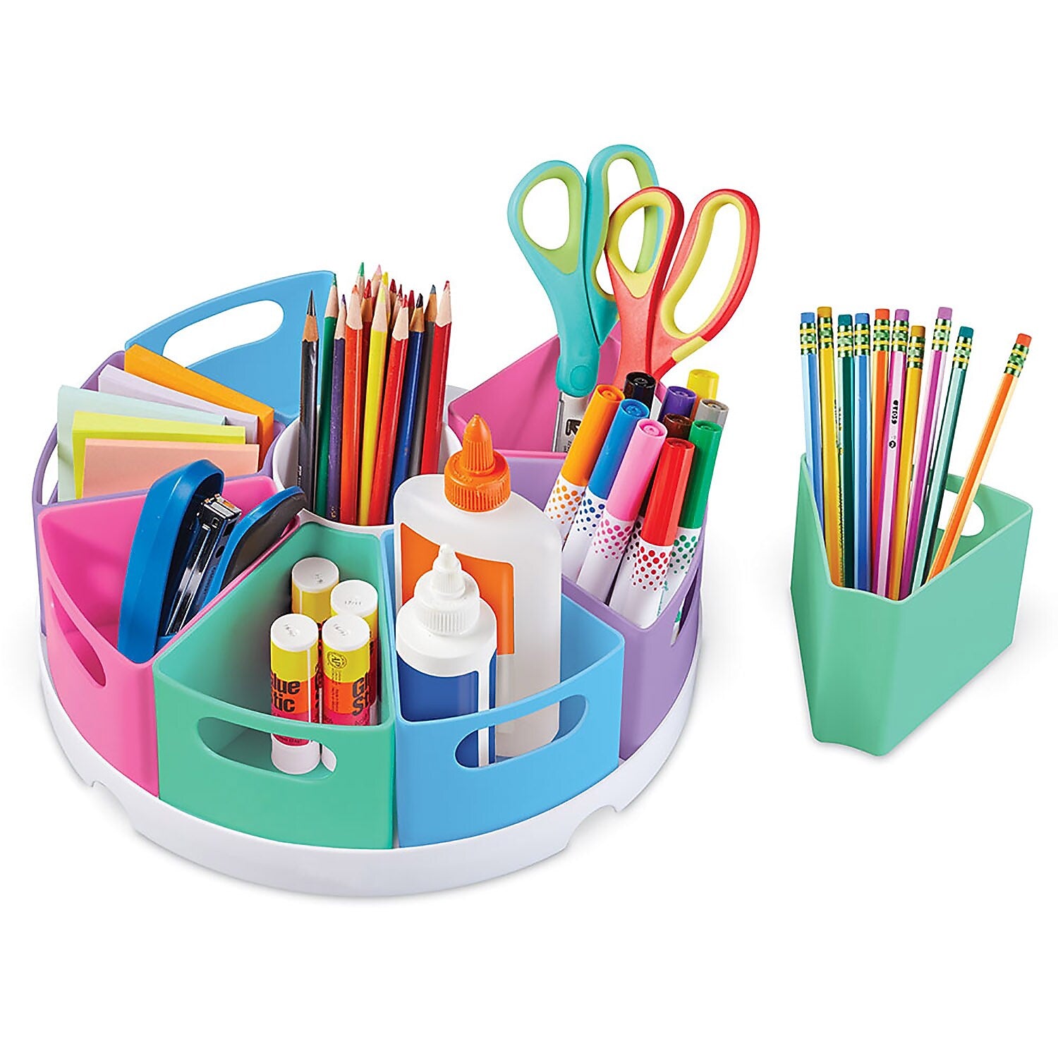 Learning Resources Create A Space Plastic Organizer Kits, Assorted Colors (LER3806P)