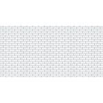 Fadeless® Bulletin Board Art Paper, 48" x 50', White Subway Tile (PAC57505)
