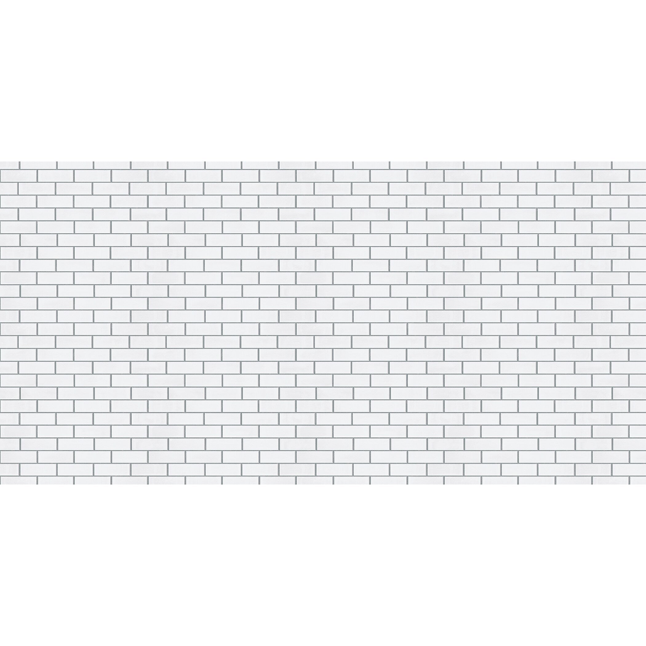 Fadeless® Bulletin Board Art Paper, 48" x 50', White Subway Tile (PAC57505)