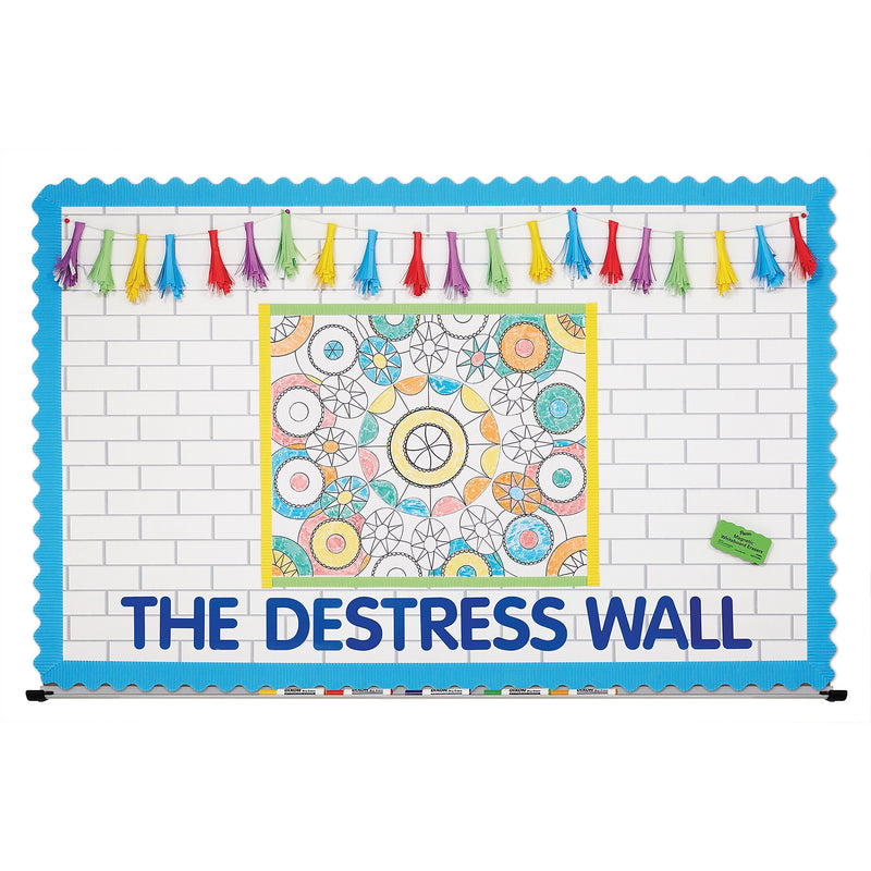 Fadeless® Bulletin Board Art Paper, 48" x 50', White Subway Tile (PAC57505)