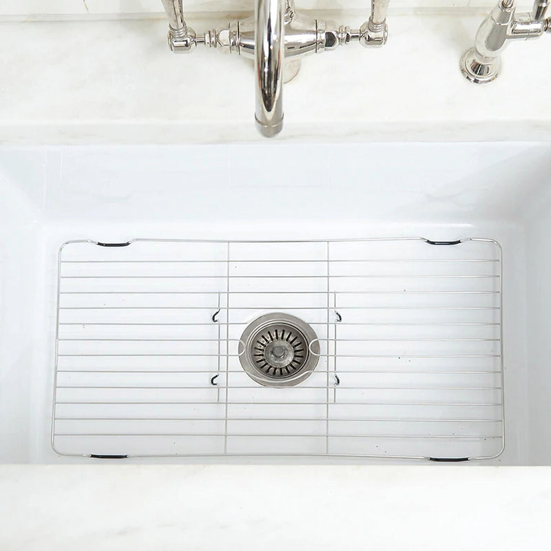 Better Houseware Stainless Steel Extra-Large Sink Protector, Silver (BTH14248)