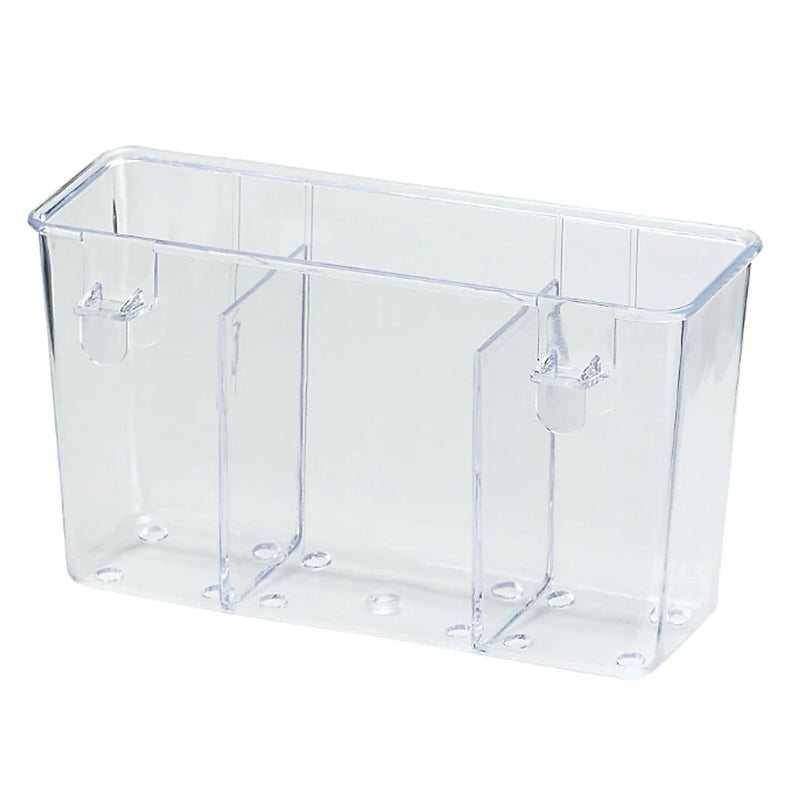 Better Houseware Polystyrene Cutlery Drain Caddy, Clear (1481.9)