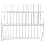 Better Houseware  Coated-Steel Folding Dish Rack , White (1489/W)