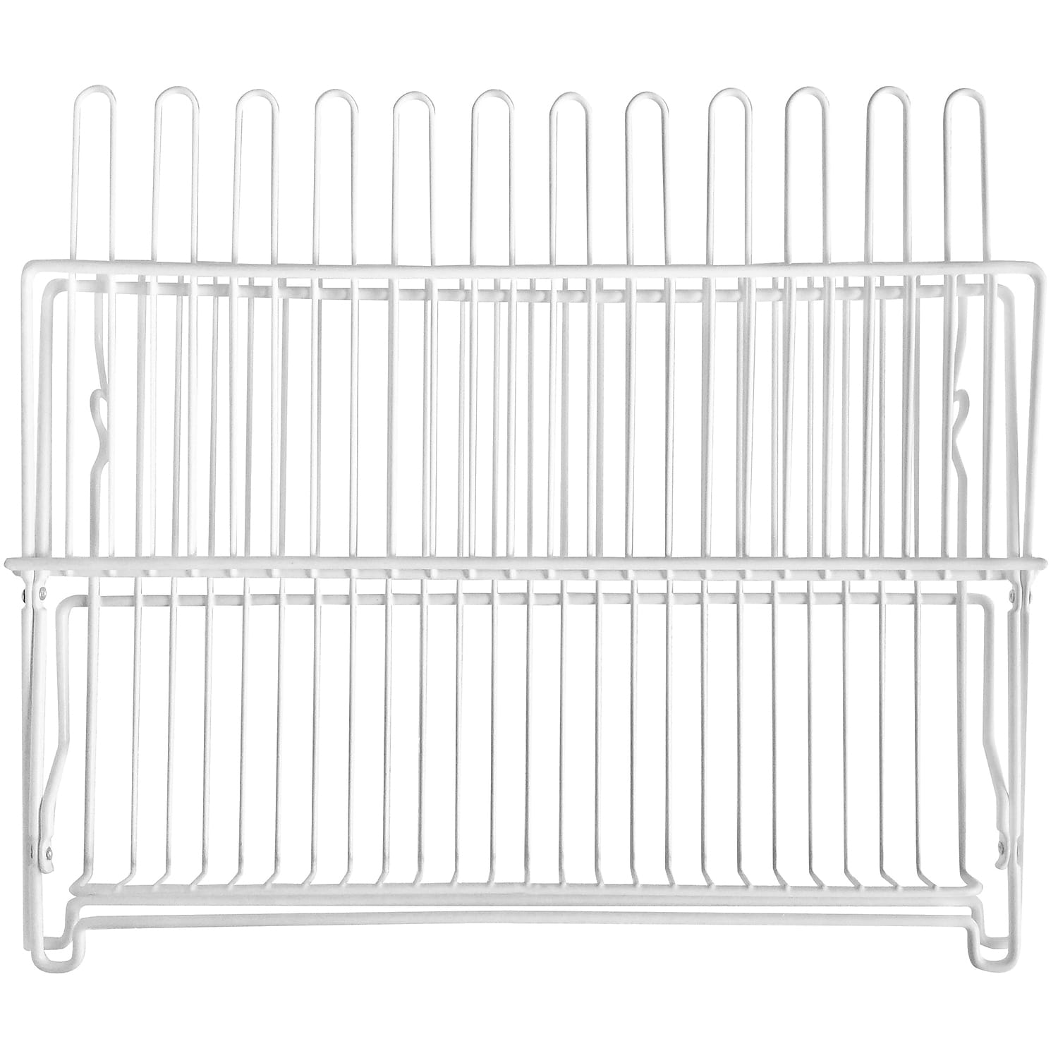 Better Houseware  Coated-Steel Folding Dish Rack , White (1489/W)