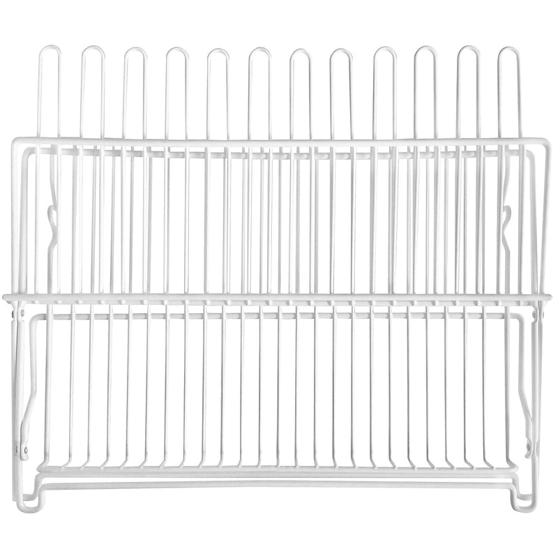Better Houseware  Coated-Steel Folding Dish Rack , White (1489/W)
