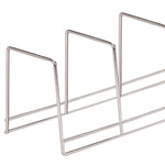 Better Houseware Chrome 4-Section Plate Rack, Silver (1494/4)
