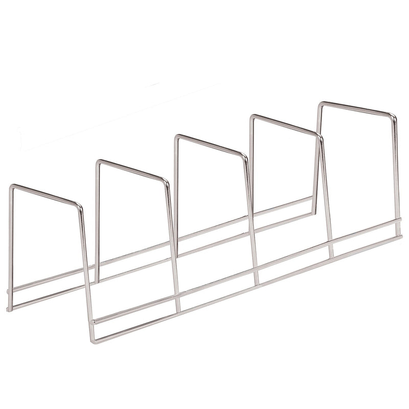 Better Houseware Chrome 4-Section Plate Rack, Silver (1494/4)