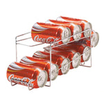 Better Houseware Chrome Beverage Can Holder and Dispenser, Silver (1496.6)