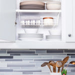 Better Houseware Coated-Steel Small Undershelf Basket, White (18740/W)