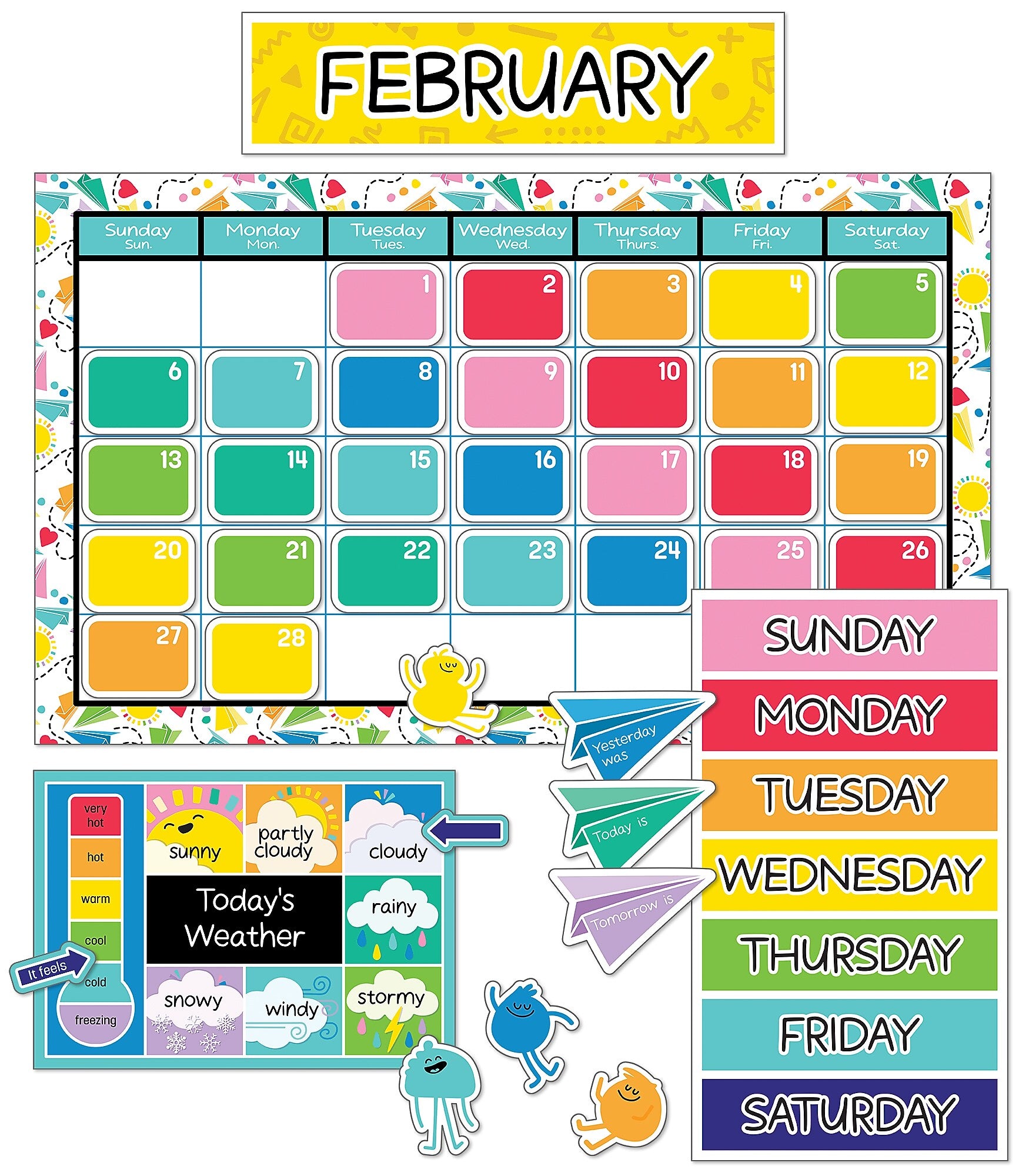Carson-Dellosa Bulletin Board Set Happy Place (110551)
