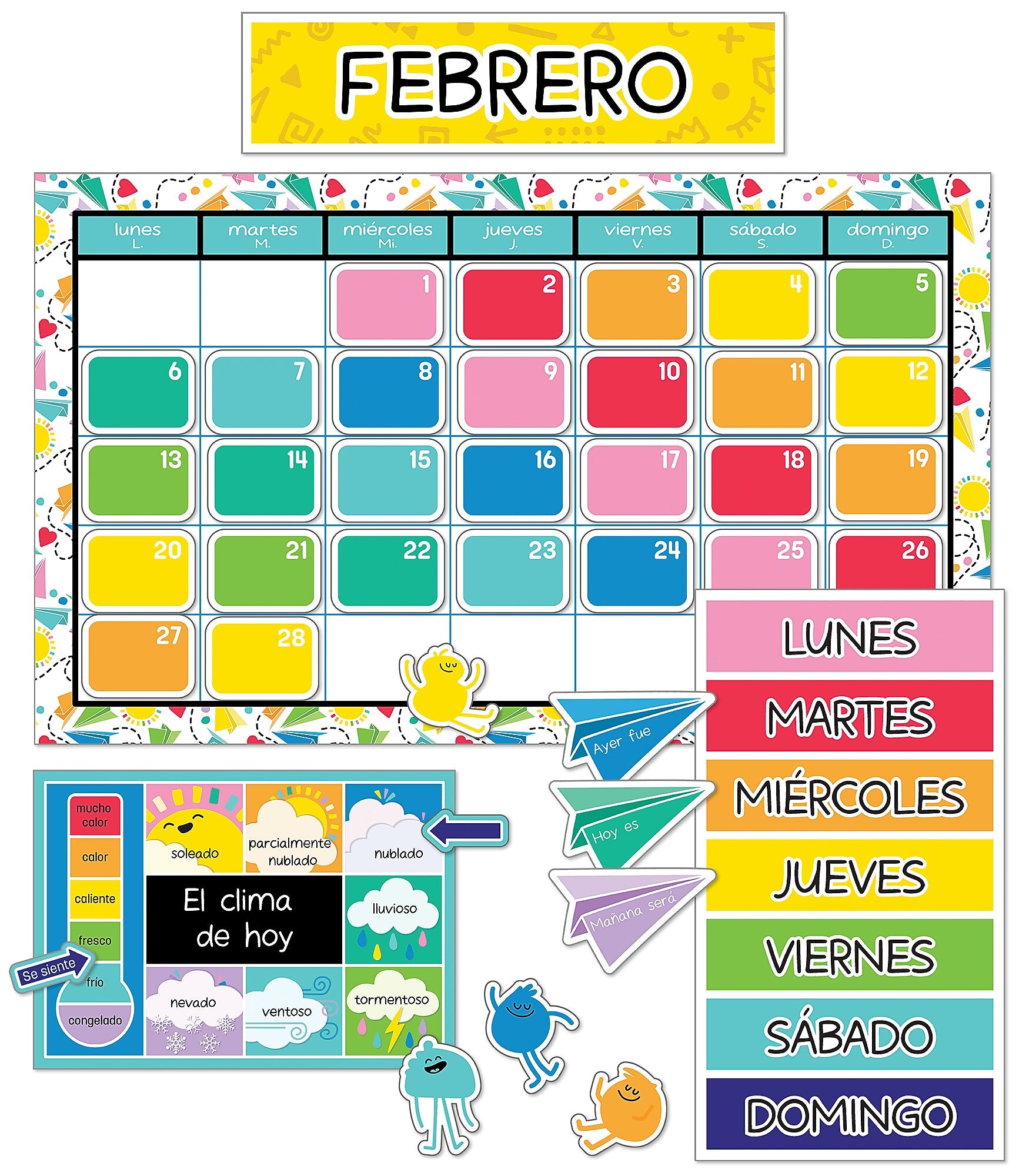 Carson-Dellosa Bulletin Board Set Happy Place (110559)