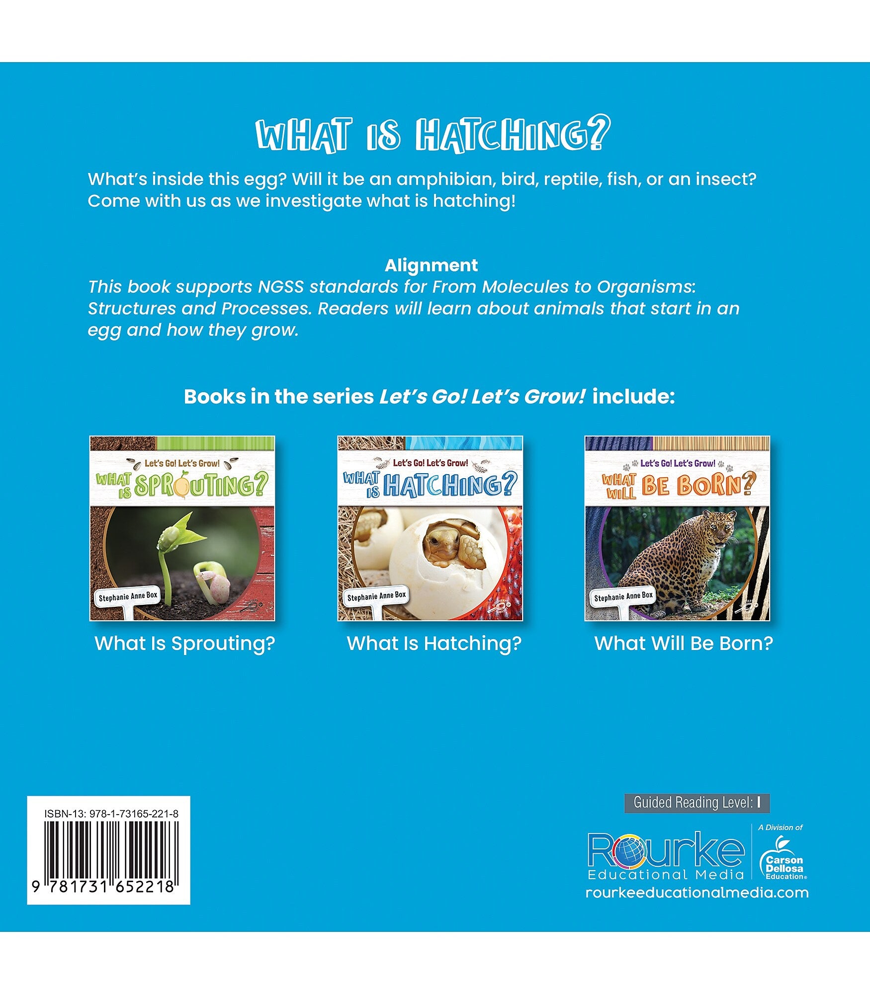 Discovery Library Jr Let’s Go! Let’s Grow! Paperback Reader What Is Hatching? 9781731652218