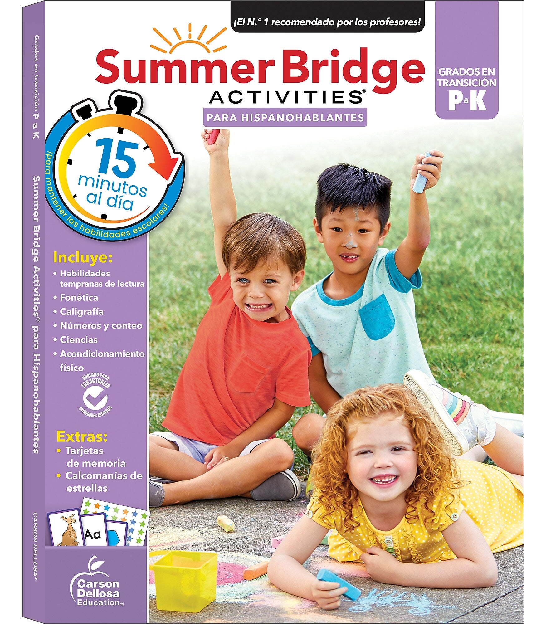 Summer Bridge Activities Summer Bridge Activities Paperback Workbook Summer Bridge Activities Spanish PreK-K (705432)