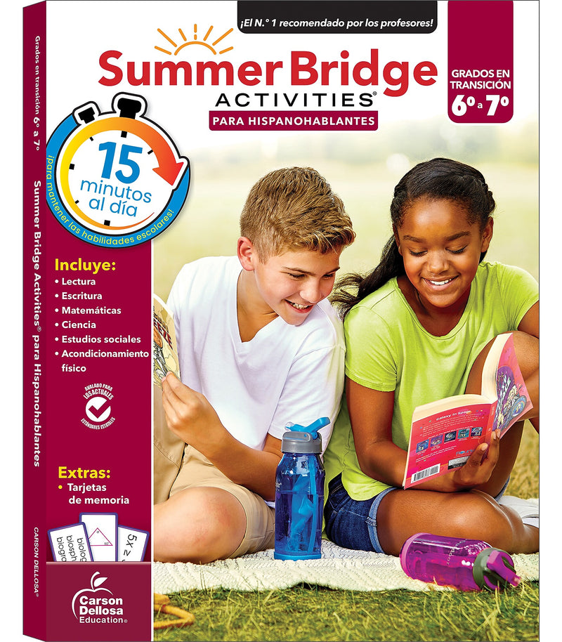 Summer Bridge Activities Summer Bridge Activities Paperback Workbook Summer Bridge Activities Spanish 6-7 (705439)