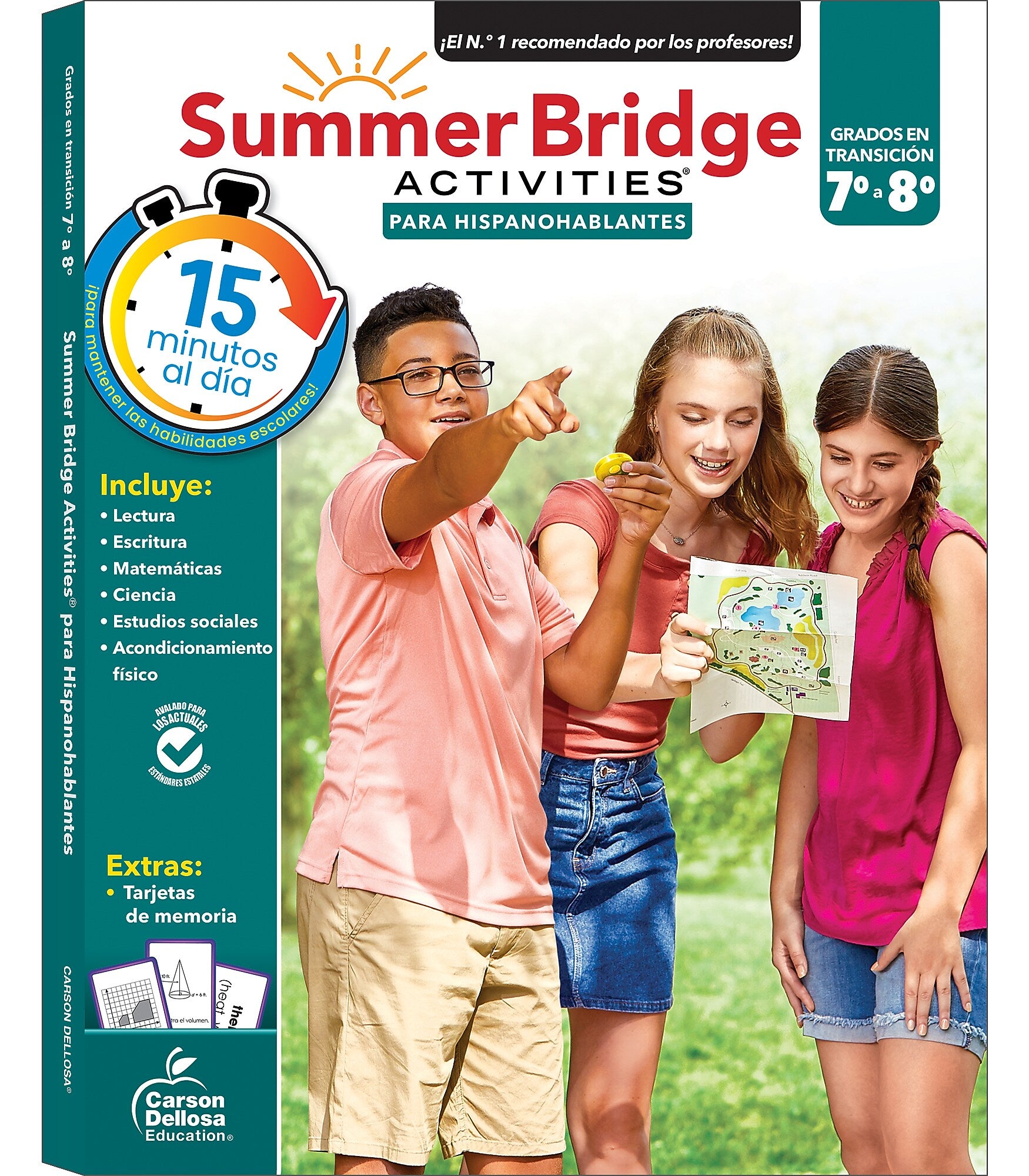 Summer Bridge Activities Summer Bridge Activities Paperback Workbook Summer Bridge Activities Spanish 7-8 (705440)