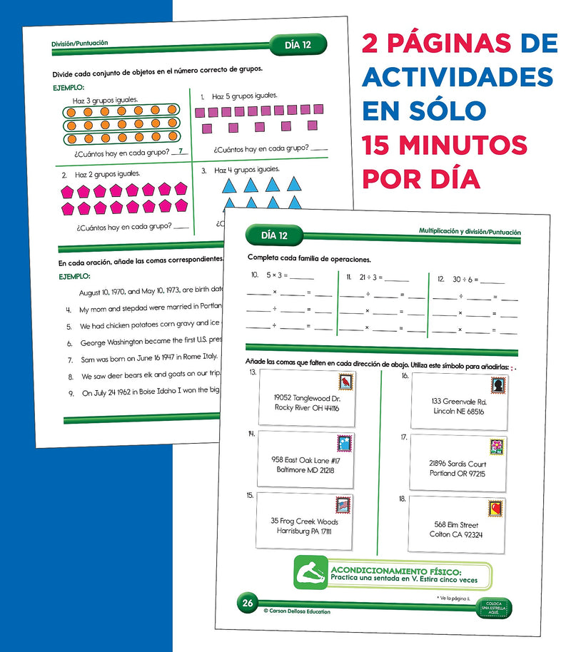 Summer Bridge Activities Summer Bridge Activities Paperback Workbook Summer Bridge Activities Spanish 3-4 (705436)