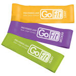 Gofit Pro Power Loop Resistance Bands, Assorted Colors (GF-2XPL)