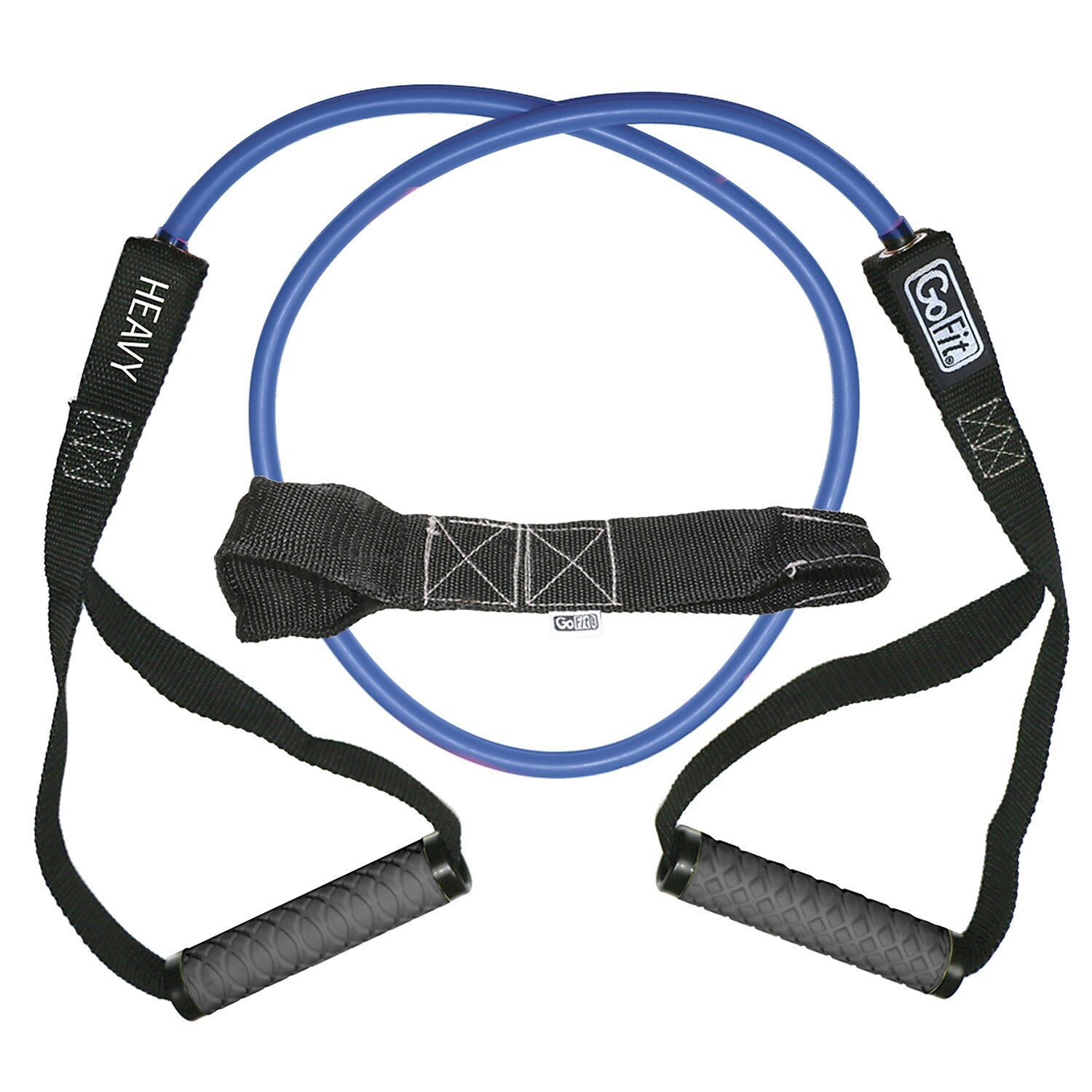 Gofit Power Tube Resistance Bands, Blue (GF-4TUB-H(40))
