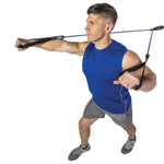 Gofit Power Tube Resistance Bands, Blue (GF-4TUB-H(40))