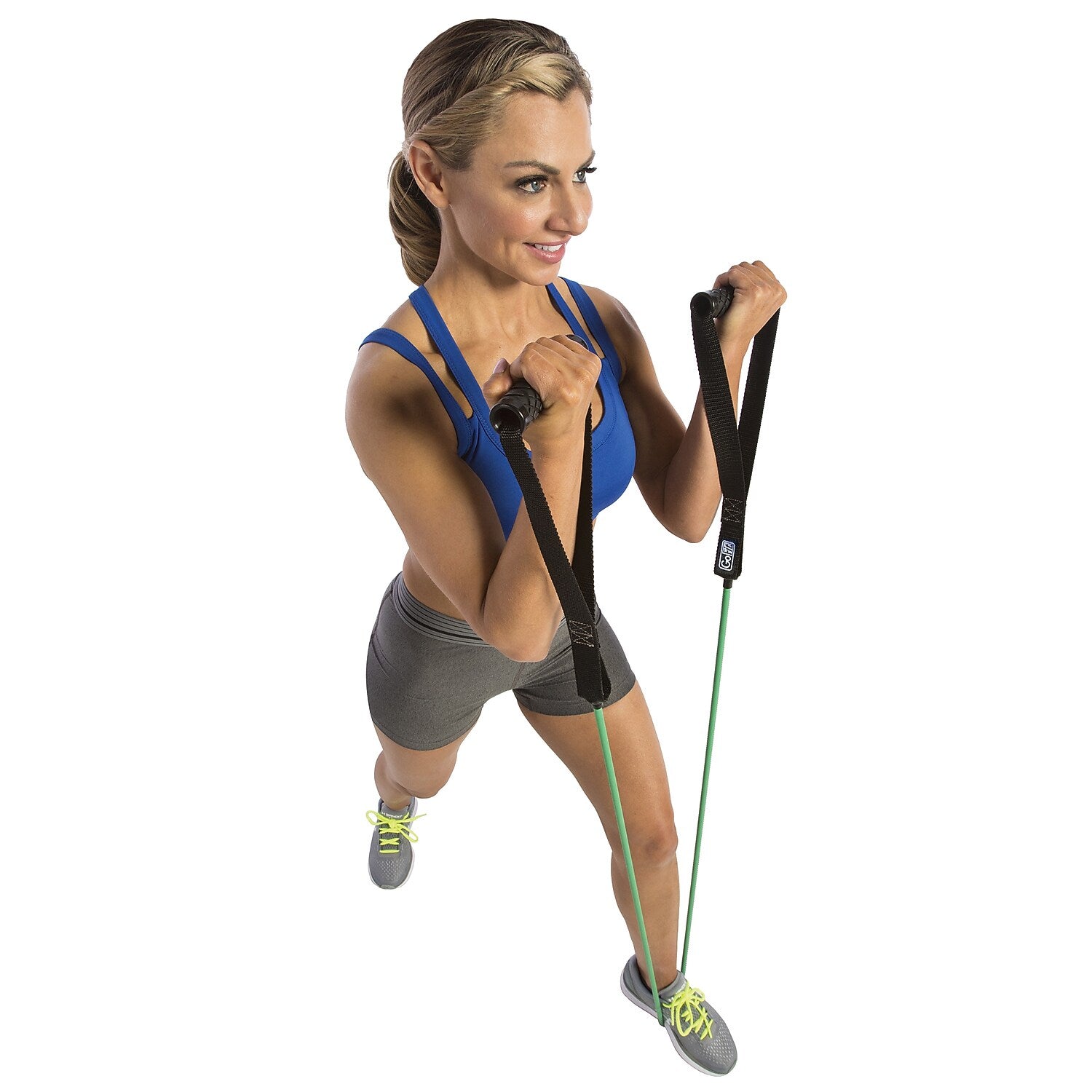 Gofit Power Tube Resistance Band, Green (GF-4TUB-L(20))