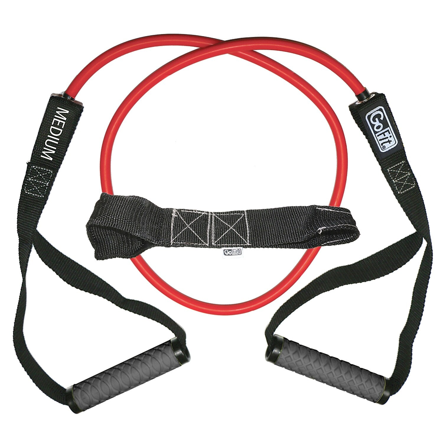 Gofit Power Tube Resistance Band, Red (GF-4TUB-M(30))