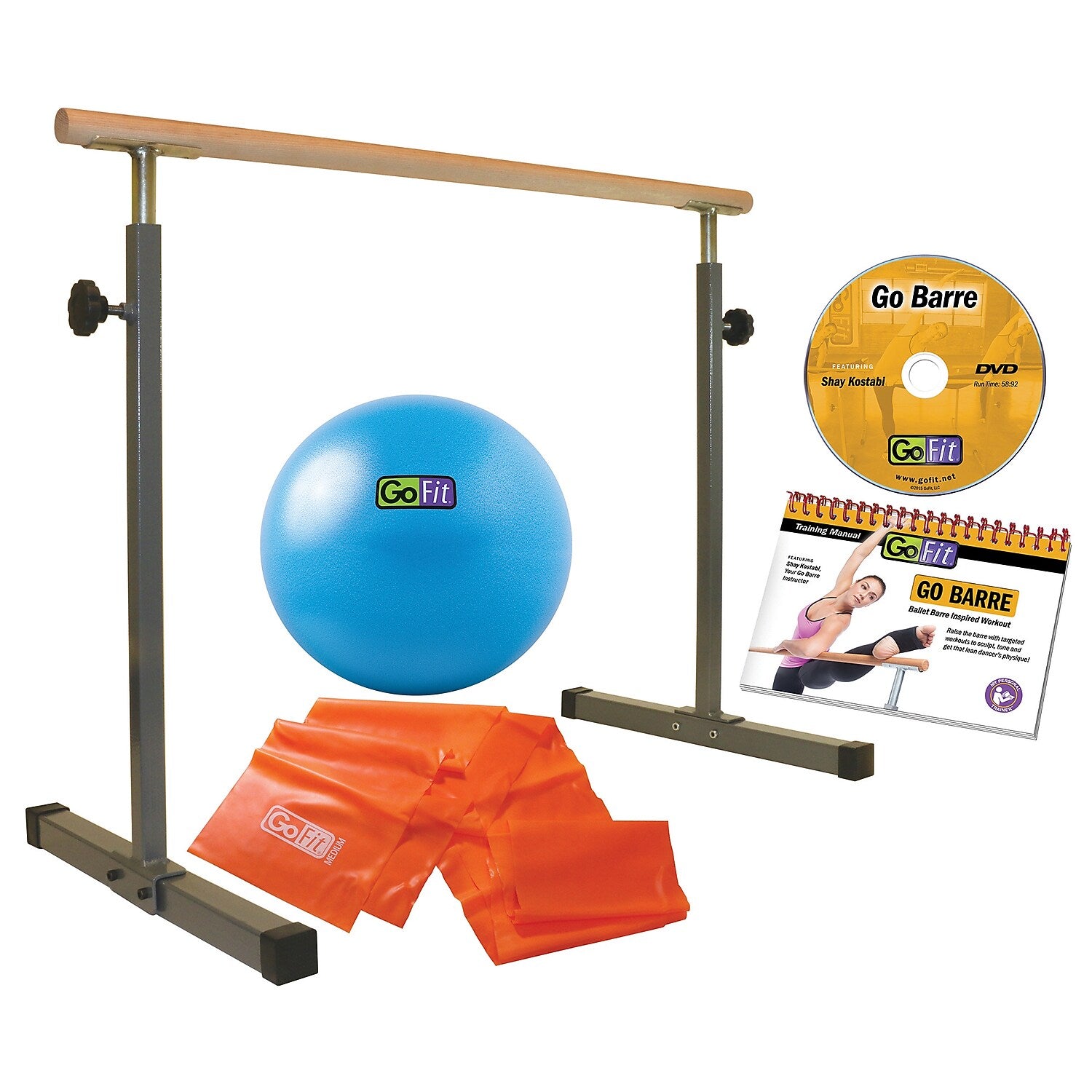 Gofit GoBarre Workout Set (GF-BBAR)
