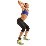Gofit Resist-a-Cuffs Resistance Band, Green (GF-CUFF-L/M)