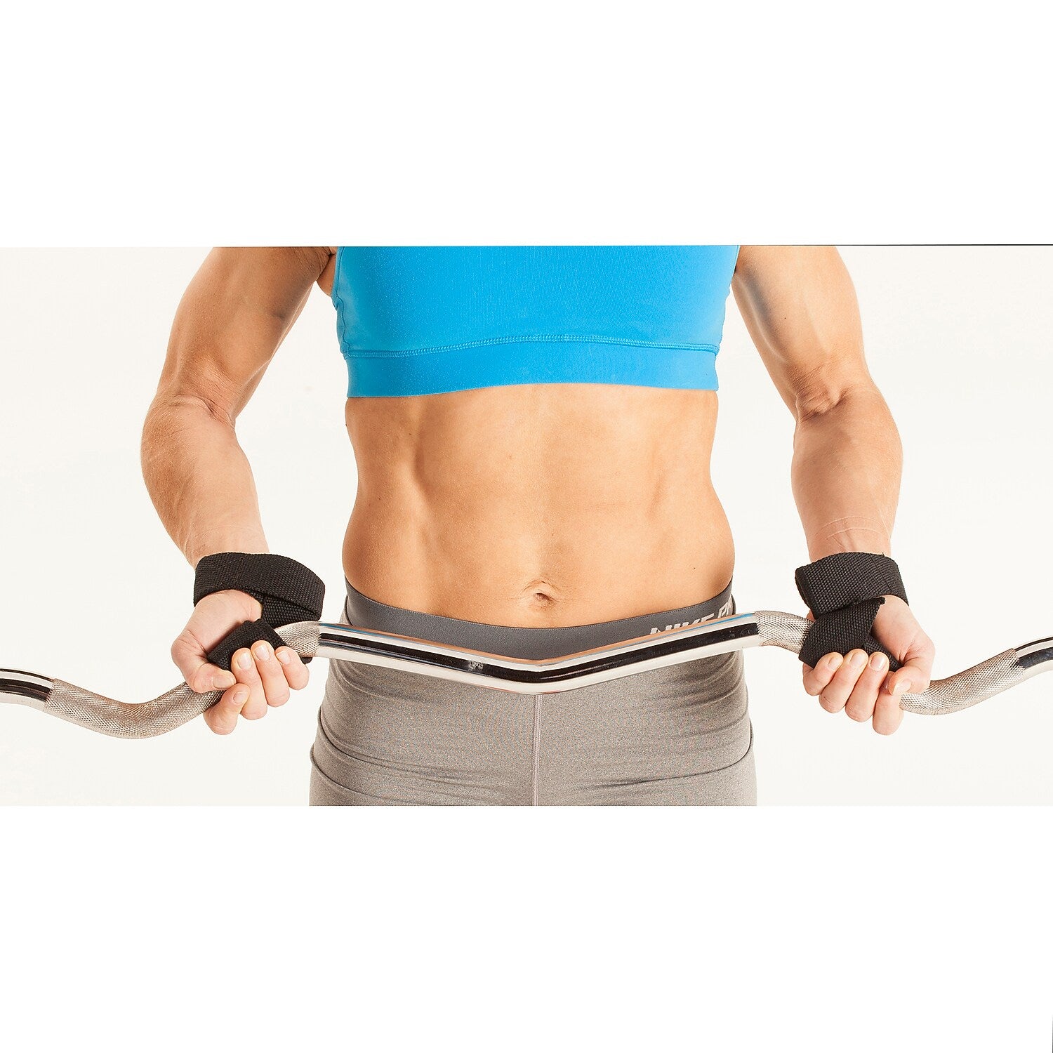 Gofit Cotton Wrist Straps, Black (GF-CWS)