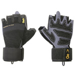 Gofit Diamond-Tac Large Weightlifting Gloves, Black (GF-DTACW-LG)