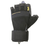 Gofit Diamond-Tac Medium Weightlifting Gloves, Black (GF-DTACW-MED)