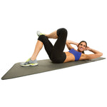 GoFit Fitness Mat with Carrying Strap, Gray (GF-FTMAT)
