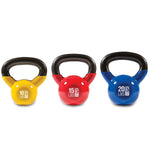 GoFit Ultimate Kettlebell Fit Pack, Multicolored, 3/Pack (GF-KBK3N)