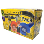GoFit Ultimate Kettlebell Fit Pack, Multicolored, 3/Pack (GF-KBK3N)