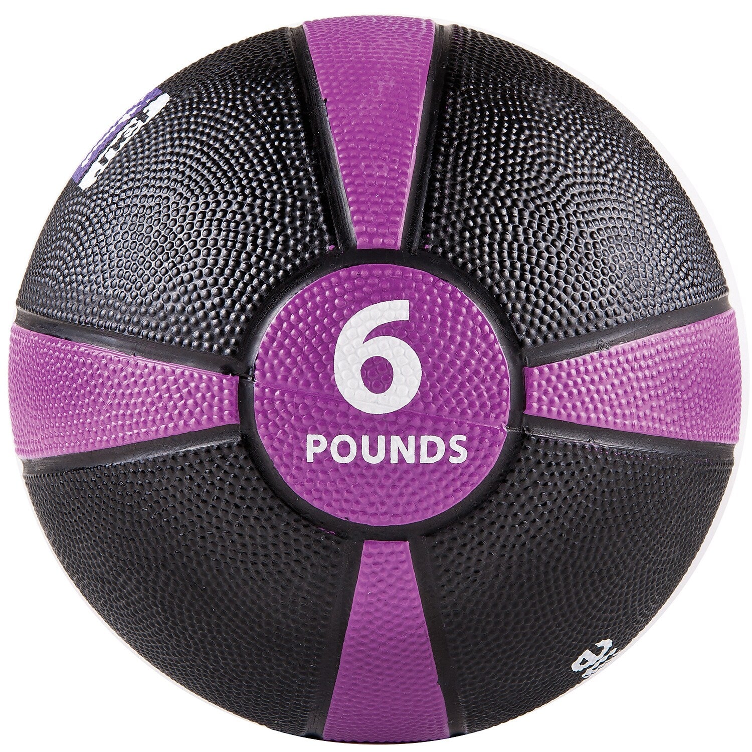Gofit Medicine Ball, Black/Purple (GF-MB6)