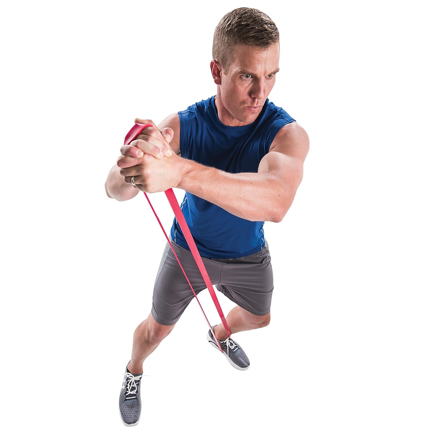 Gofit Super Resistance Band, Red (GF-PSB1)