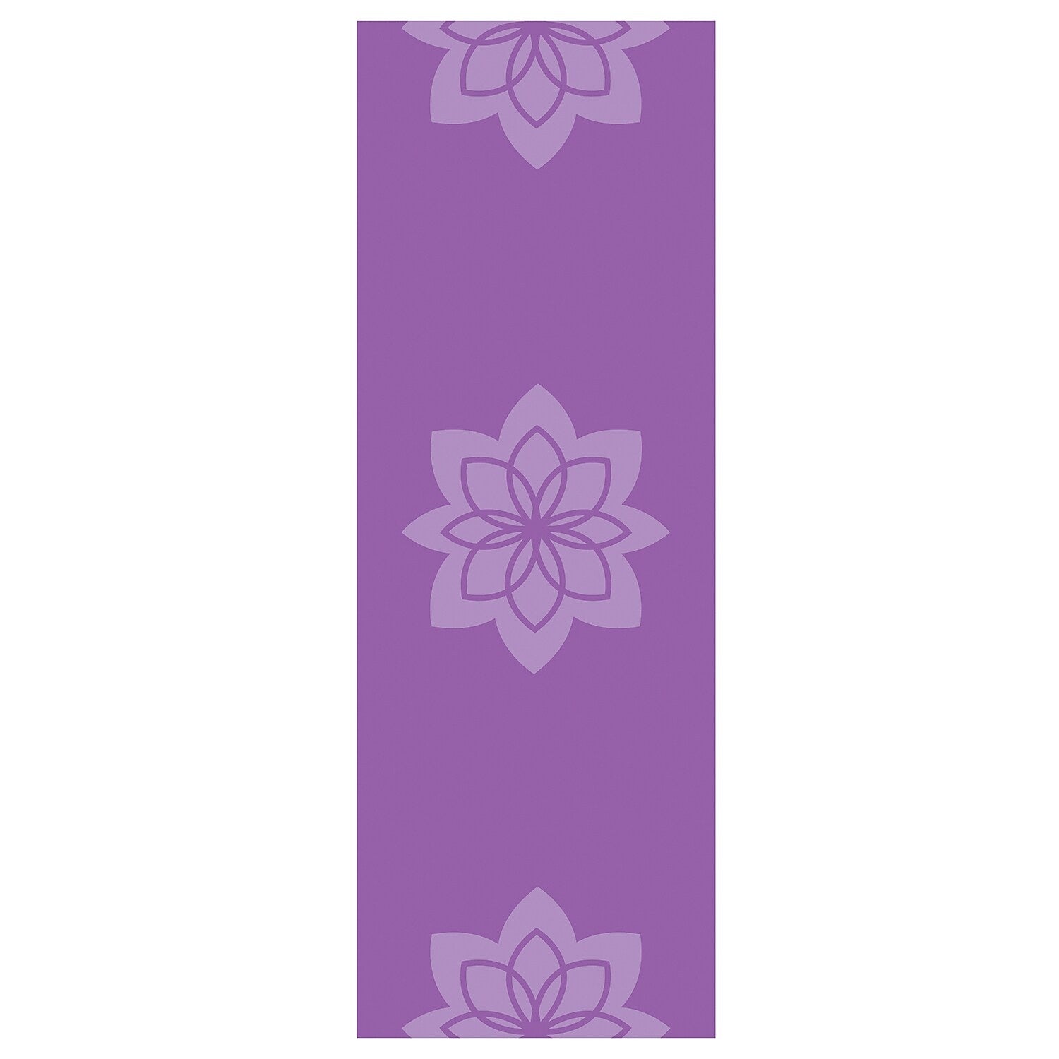 GoFit Zen Lotus Designer Yoga Mat, Purple (GF-PYM-PPL)