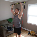 Gofit Resist-a-Bar Total-Body Strength-Training Tool, Green (GF-RAB)
