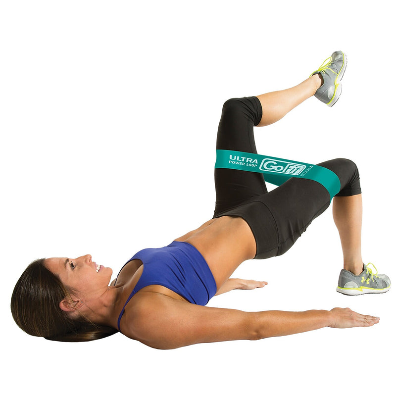 Gofit Ultra Power Loop Resistance Band, Teal (GF-SUPL-MX)