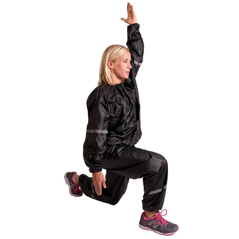 Gofit Large/XL Vinyl Sweat Suit, Black (GF-TTS-L/XL)