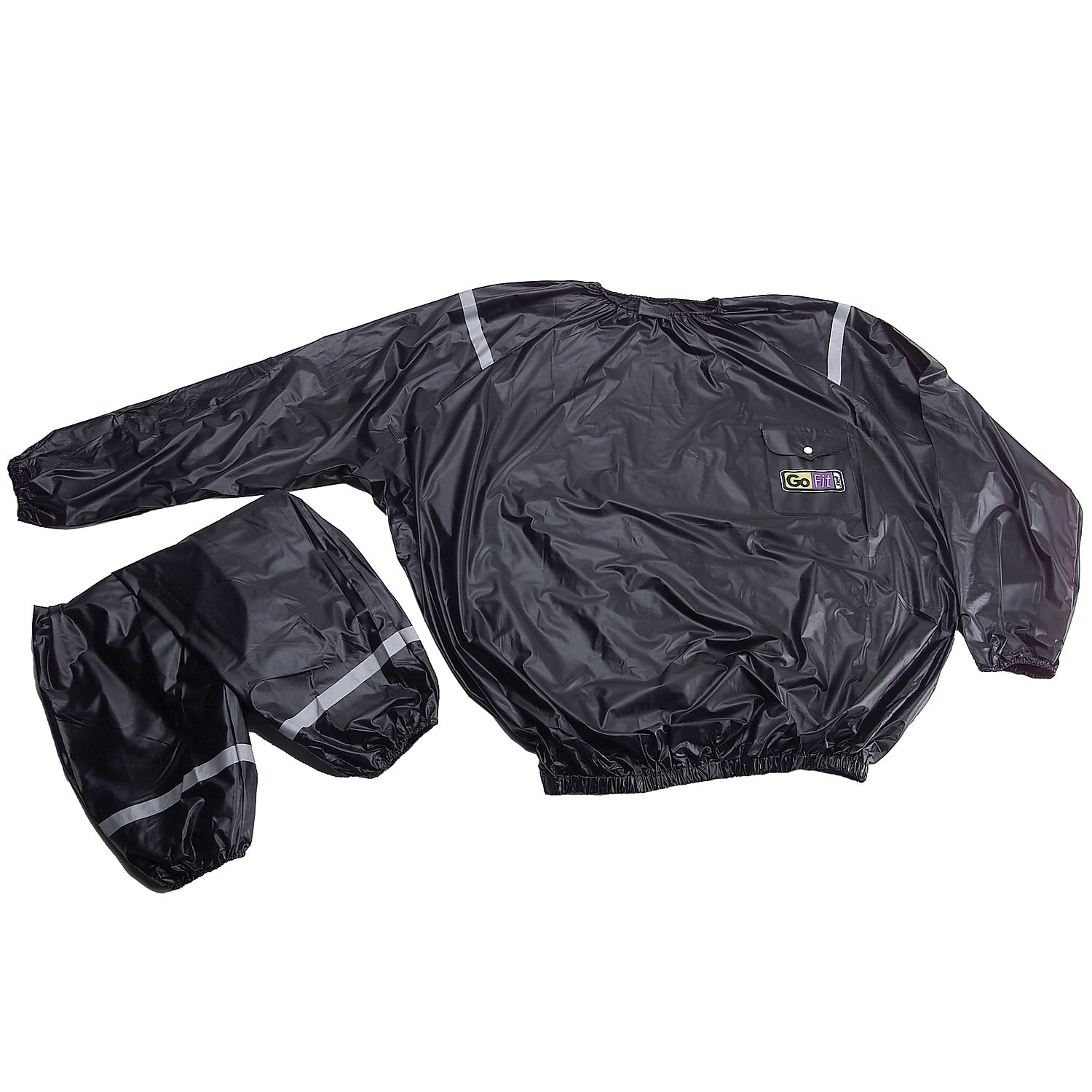 Gofit Small/Medium Vinyl Sweat Suit Black (GF-TTS-S/M)