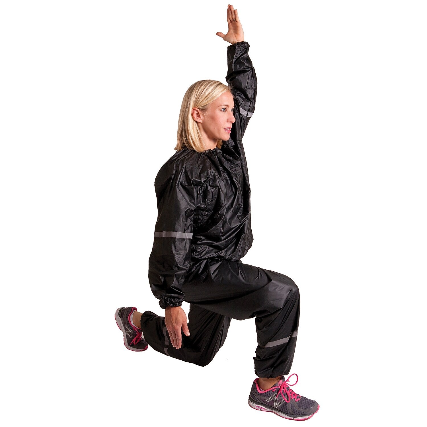 Gofit Small/Medium Vinyl Sweat Suit Black (GF-TTS-S/M)