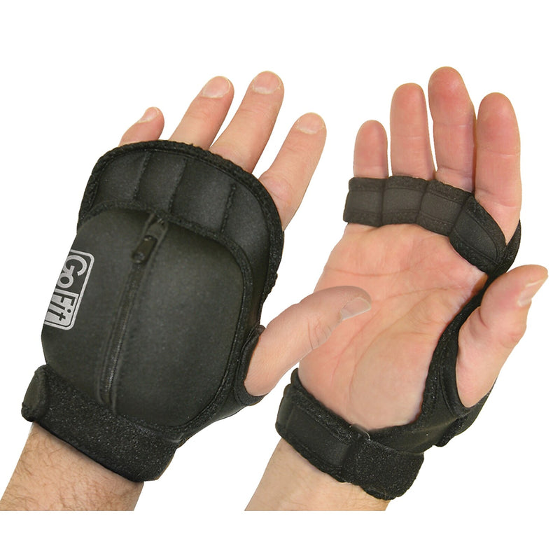 Gofit Weighted Gloves, Black (GF-WAG)