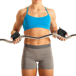 Gofit Xtrainer Medium Weightlifting Gloves (GF-WCT-MED/SLV)