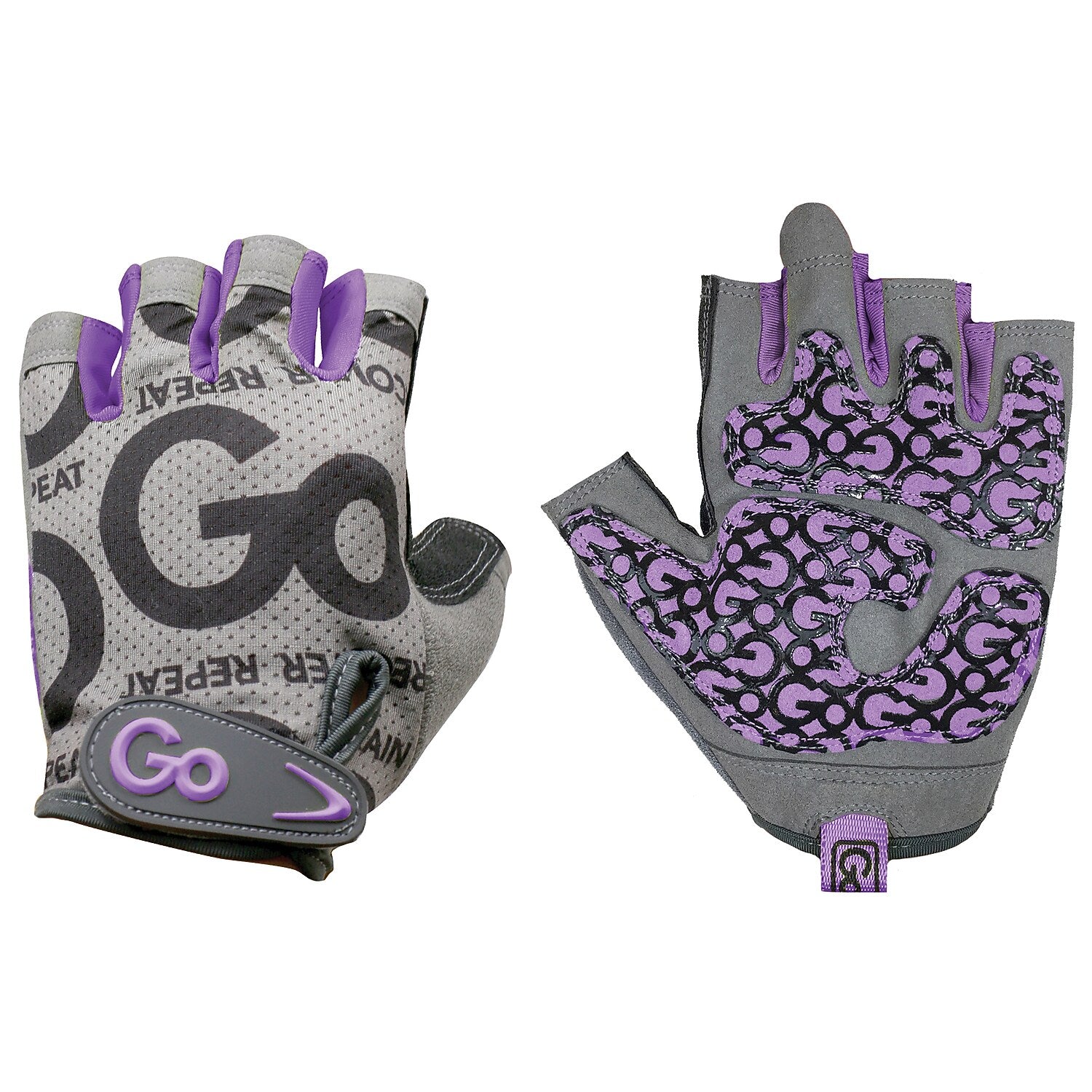 Gofit Pro Women's Large Weightlifting Gloves, Purple (GF-WGTC-L/PPL)