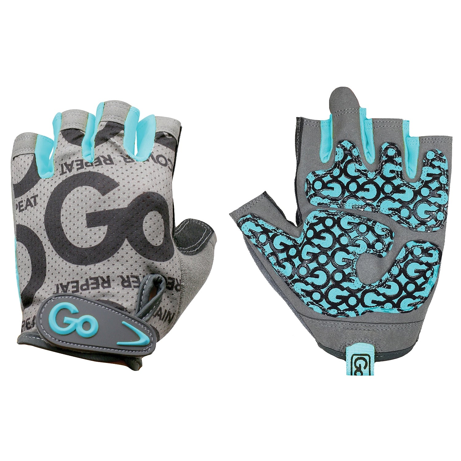 Gofit Pro Women's Medium Weightlifting Gloves, Teal (GF-WGTC-M/TU)