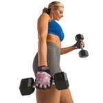 Gofit Large Weightlifting Gloves, Pink Camo (GF-WLG-L/PC)