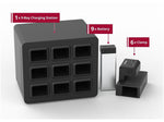 Luxor KwikBoost EdgePower Heavy-Use Bundle, Black/Silver (KBEP-9B6C9)