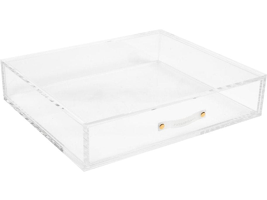Russell+Hazel Stackable Storage Drawer, Clear/Gold (55745)